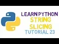 Python Tutorial String Slicing in Python HINDI