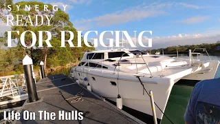 THE MAST AND BOOM HAVE ARRIVED – AND THEN!!!! Ep385