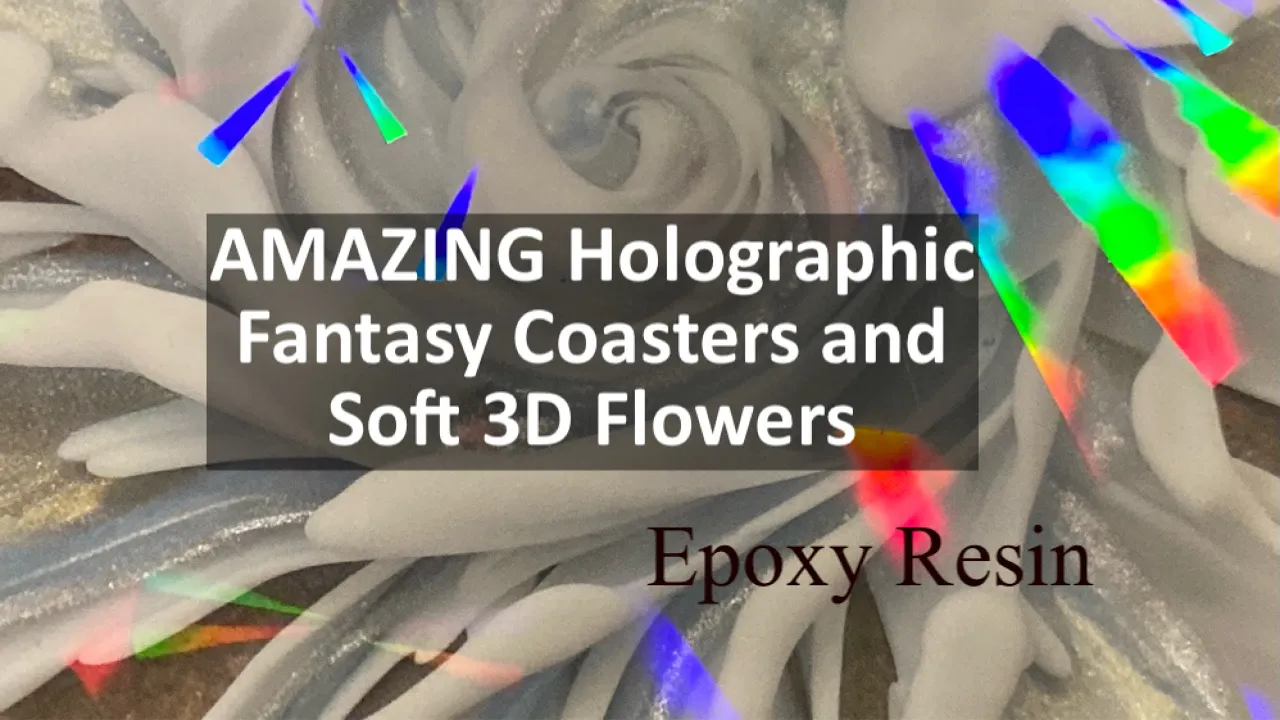 Holographic Fantasy coasters