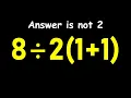 This Easy Math Problem Has Everyone Confused