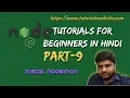 Node js Tutorials for beginners in hindi Nodemon Installation Part-9