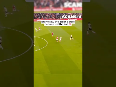 Bruno Fernandes’ Insane Scanning 🧠