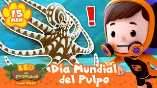 ¡Celebra el Día Mundial del Pulpo con Leo, El Explorador! | Animación