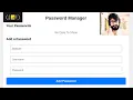 19 Password Manager Using HTML CSS JAVASCRIPT