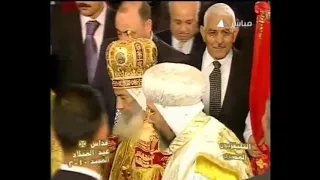 قداس عيد الميلاد المجيد 2010 بالكاتدرائية المرقسية بالعباسية لمثلث الرحمات قداسة البابا شنودة الثالث 