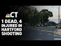One person dead and four injured in early morning Hartford shooting