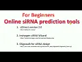 Download Lagu Online siRNA Prediction | In silico siRNA prediction | @BiologyLectures