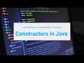 Constructors in Java What is Constructor in Java with Syntax