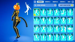 ALL 384 FORTNITE ICON SERIES DANCES & EMOTES (Chapter 1 - Chapter 7)