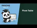 Pivot Tables in Pandas Python Pandas Tutorial for Beginners Telugu