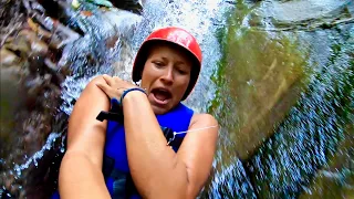 SCARED and THRILLED in the DOMINICAN REPUBLIC – JUMPING OFF WATERFALLS!