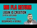 FLA Return Login I d Creation I RBI FLAIR PORTAL