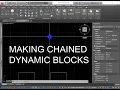 Autocad tutorial - making chained dynamic blocks