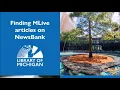Finding an MLive article in NewsBank