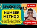JavaScript Number Method Tutorial JavaScript Tutorial Step by step in Hindi