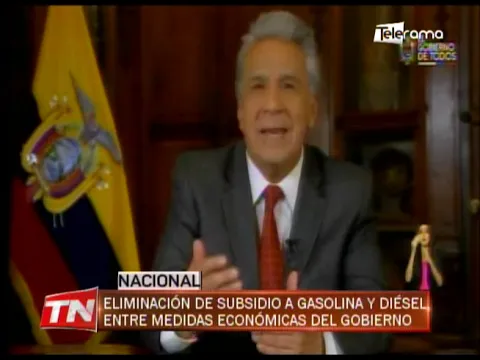 Eliminación de subsidio a gasolina y diésel entre medidas económicas del gobierno