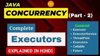 Java Concurrency Part 2 Executors Executor Framework in java Complete Course In Hindi