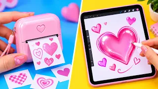 Mini vs. Normal Size Art Challenge! 🔬✨ Cute Tiny Paper Crafts by 123 GO! GOLD