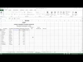 Excel Assignment 4