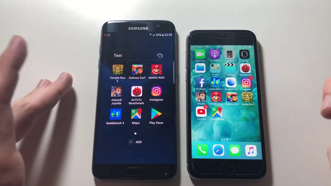 iPhone 6S vs. Galaxy S7 Drop Test!