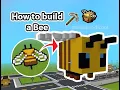 How to build a Bee in Minecraft
