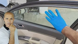 زجاج باب السيارة لا ينزل ولا يصعد والازرار سليمة واليك الحل 