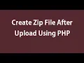 How to create ZIP file with password - PHP