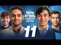 Lagu Sindarov vs  Erigaisi |  Abdusattorov vs  Van Foreest | TATA STEEL CHESS 11-tur