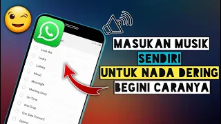 how to change whatsapp ringtones