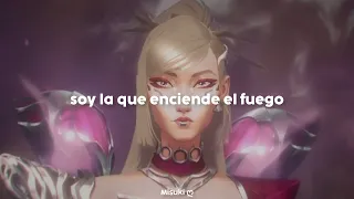 K/DA - FIRESTARTER (Sub español) - MIYEON , SOYEON (i-dle), Sophie Powers and Mimi Webb