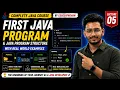 Write Your First Java Program by codesofrohan in Hindi
