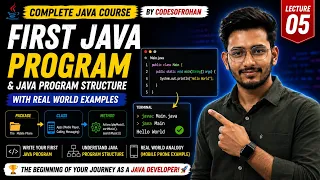 Write Your First Java Program by codesofrohan in Hindi