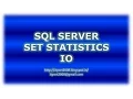 Set Statistics IO in SQL Server