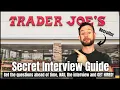 How to GET HIRED at Trader Joe s