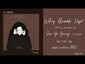 Sin Ye Young(신예영) _ why break up?(우리 왜 헤어져야 해) | Han l Rom l Eng | Lyrics Video