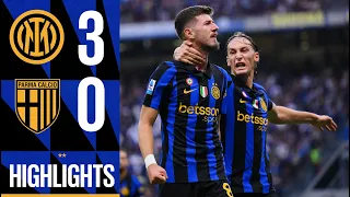 SUČIĆ, ÇALHANOĞLU E THURAM: TRE PUNTI E TRE GOL 😎 | INTER 3-0 PARMA | HIGHLIGHTS 🖤💙