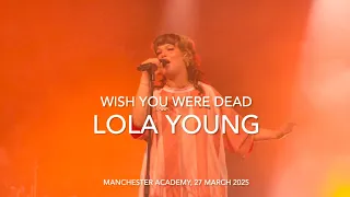 lola young wish you were dead live 4k manchester academy 27 march 2025
