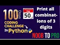 Day 50 100 Days Coding Challenge in Python