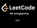 LeetCode 441 Arranging Coins Binary Search O 1 Math Solution in Java