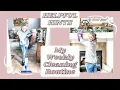 EASY WEEKLY CLEANING SCHEDULE HELPFUL HINTS FOR A CLEAN HOME
