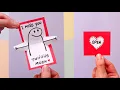 How to make a Pop Up Hug Card I Miss You This Much Card DIY Simple Handmade Card