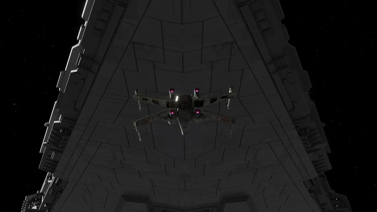 Imperial Star Destroyer Arrival II | Blender Animation Test Imperial Star Destroyer Arrival II | Blender Animation Test