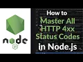 Master All HTTP 4xx Status Codes in Node js Client Error Responses Explained with Examples