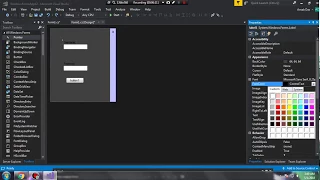 Windows Form Design on Visual Studio 2017