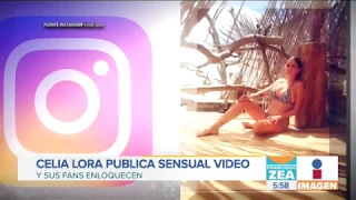 Celia Lora publica candente en Instagram Noticias con Francisco Zea