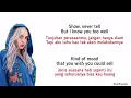 Billie Eilish - idontwannabeyouanymore  | Lirik Terjemahan