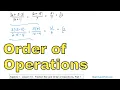10 - Fraction Bar and Order of Operations Part 1