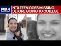 Family searches for missing teen set to start college