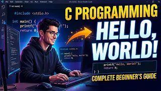 Hello World Program in C Language C Programming for Beginners