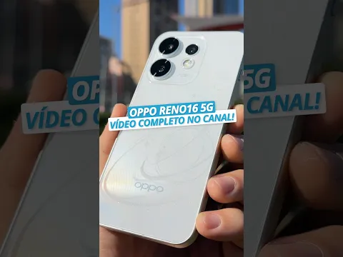 OPPO Reno16 5G é completo demais! 🤯📲#OPPO #Reno16 #OPPOReno16 #Smartphone